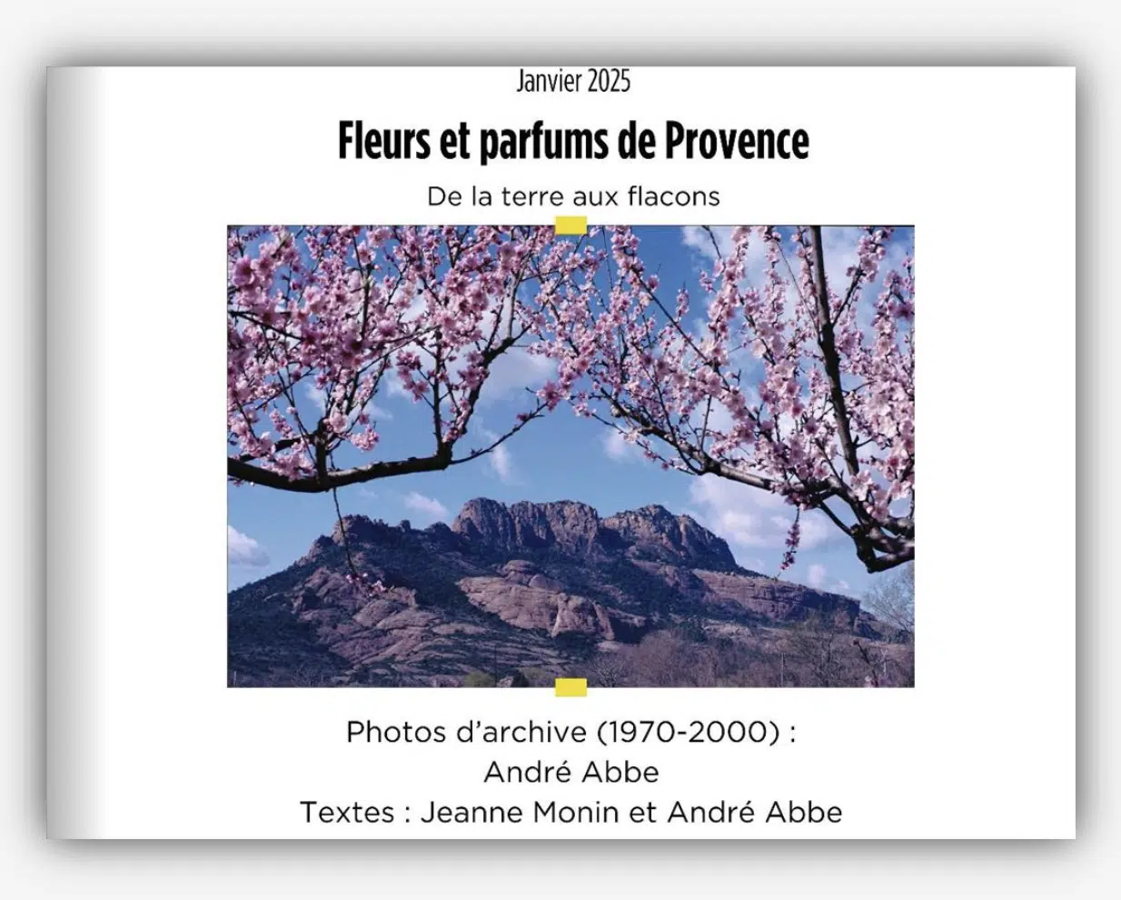 Livre photo Fleurs et parfums de Provence (1970-2000) - André Abbe